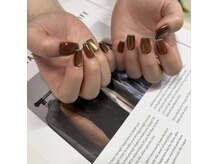 シアン(cyaan)の雰囲気（お爪の形、フォルムにこだわりあり◎ワンカラーちゅるんネイル）