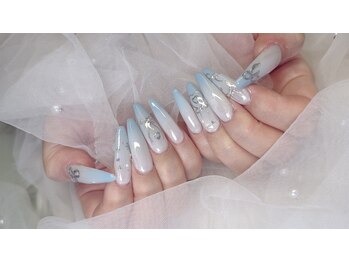 fannail【パラジェル/フィルイン/長さだし/ワンカラー/定額/ワンホン/名古屋/上前津】/スカルプ2時間アート+LLロング