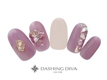 ダッシングディバ エキュート 立川店(DASHING DIVA)/ミラーフラワーネイル