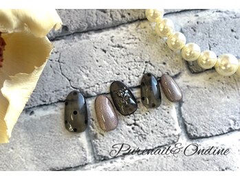 ピュアネイルアンドオンディーヌ/定額ミドルデザイン