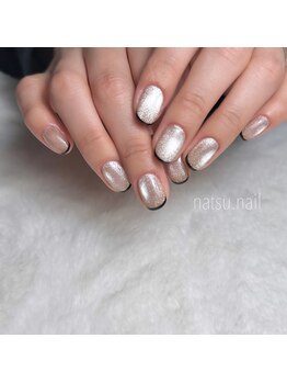 ナツネイル(natsu'nail)/マグネット×フレンチ