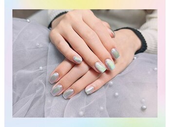 トレンドネイルスタジオ(Trend Nail Studio)/マグネットベース+オーロラ