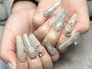 雪ネイル