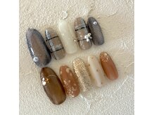 マトア ネイル(matoa nail)の雰囲気(11月マンスリーネイル 2種 カラー変更可 各5,500円)