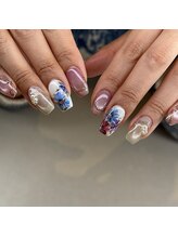 シャルール(Chaleur)/手描きの繊細なフラワーアート