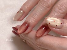 Salon de Etoile 【パラジェル・フィルイン導入店】/ハートホロマグネットネイル