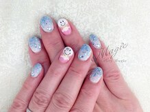 ネイルサロン ビューティーマジック 川口店/ 雨の日ネイル　テルテルぼうず