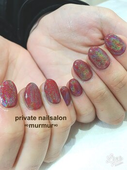 プライベート ネイルサロン マーマ(murmur)/オーロラネイル