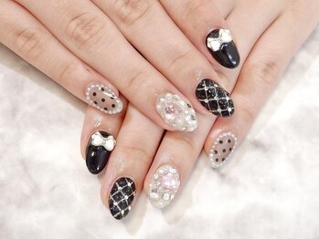 ラルネイル 大宮(Lull. nail)/*BLACK*キルティング*