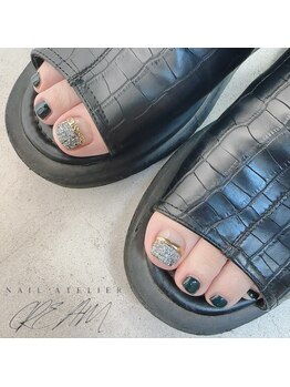 クリーム(Nail Atelier CREAM)/ツイードリング