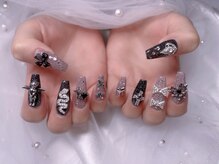 スノーネイルサロン 新宿店(Snow nail salon)/リボンネイル