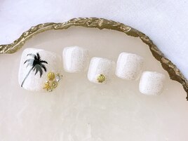 ヤシの木ネイル¥6500