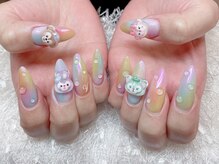 レアネイル 新宿(le'a nail)/持ち込みパステルデザイン
