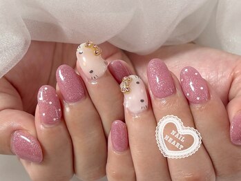 ネイルハート(Nail HEART)/ワンポイントで可愛い
