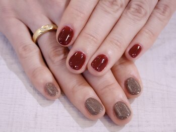 ラルネイル 大宮(Lull. nail)/*アシンメトリー*ワンカラー*