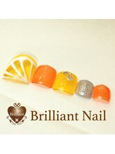 ブリリアント/【フット夏ネイル】