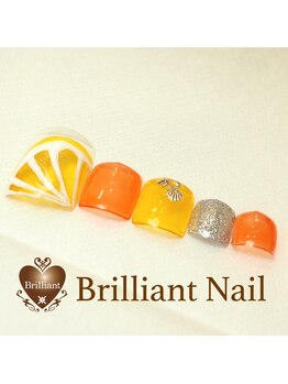 ブリリアント/【フット夏ネイル】