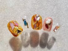 ネイルフロンティア 吉祥寺(NAIL FRONTIER)/シェルステンドグラス¥11980