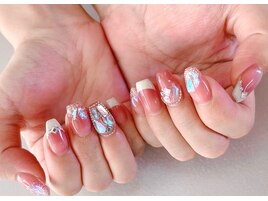 ワンホンフレンチnail