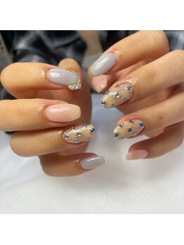 レディスペネイル ノウラ 名駅店(Redispe nail NouRa)/ビジューネイル