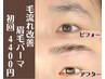 【眉毛の毛量が多い人必見！】毛流れ改善！眉毛パーマ　初回限定¥4,400