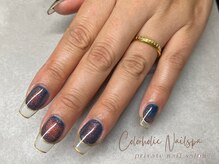 カラーホリック ネイルスパ(Colorholic Nailspa)/マグネット＆クリアフレンチ