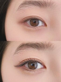 ヌ スリード(NU3°)の写真/【なりたい上品目元に◎】仕上がりとモチの良さにこだわりたい大人女性へ♪ブラウンカラーで上品仕上げ☆