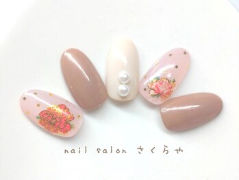 お花×ドットの可憐デザイン♪