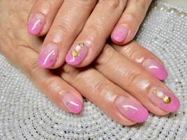 夏グラデーションネイル