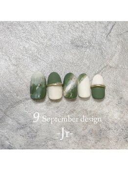 エトワールネイル 高崎筑縄町店(Etoile nail)/23年9月Jr.ハンド定額