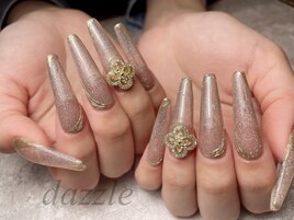 フラッシュ×ミラーネイル