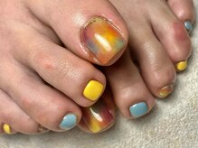 オーラリー ネイル アート メゾン(ORRERY nail art maison)/フット / カラフル