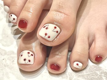 ブレスネイル(brace Nail)/さくらんぼフットネイル