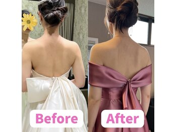 ボディキュア ブライダル美容整体 大阪梅田/【自慢の背中】褒められまくり