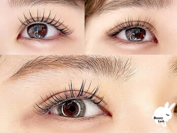 バニーラッシュ 津田沼店(Bunny Lash)の写真/小顔魅せ【上下まつげパーマ】や【眉毛×まつげset】ナチュラル映えな【&healthy/ブラウン/パリエク】も♪