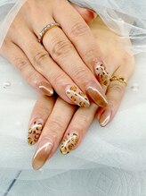 ルアナネイル(Luana_Nail)/マグネット＋レオパード！
