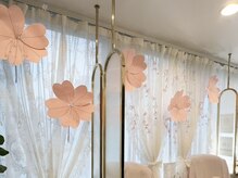 R-1ビューティーサロン 銀座/桜の飾り付け♪