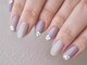 ミリカネイル(mirica nail)の写真/品よくさりげない可愛さ、手元の艶を指先から。肌を綺麗に見せるマグネット、スキンカラー多数◎