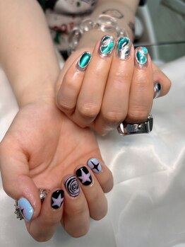 ビュービー ネイル(Beaubie Nail)/持ち込みデザイン　フィルイン