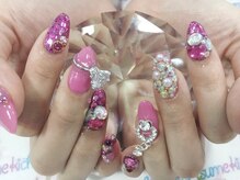 ネイルサロン 爪吉/豪華アートでゴージャスに☆