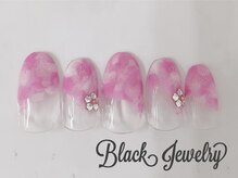 ブラックジュエリー(Black jewelry)/ニュアンスネイル