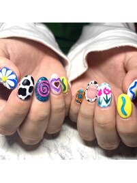 ☆立体個性的ネイル☆