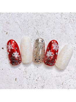 ネイルアンドまつげ リュフェール 五反田(Nail Lufaire)/クリスマスネイル