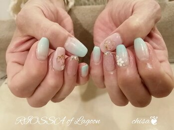 リオッサ オブ ラグーン(RIOSSA of Lagoon)/ぷっくりイチゴネイル