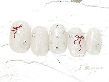 キラキラレッドリボン¥6800