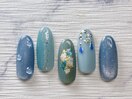 梅雨ネイル