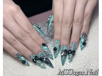 ミスシュガーネイル(MS Sugar Nail)の写真/【チップ長さ出し】シンプルなワンカラー・ラメグラや、流行りのマグネット、デザインやり放題まで可能◎