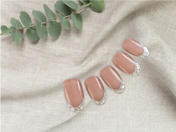 ファストネイル アスナル金山店(FAST NAIL)/雪の結晶　オフィス【11087】