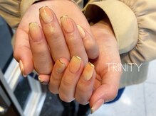 トリニティー(TRINITY)/桃ネイル　春ネイル　by伴田