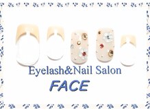 アイラッシュアンドネイルサロン フェイス(Eyelash&NailSalon FACE)/ハンド定額ネイル　￥7.500